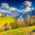 View from the Col de la Bonette pass