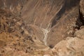 View into Colca canyon, Arequipa, Peru.