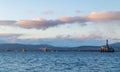 This is the view on a cold winters afternoon at Cromarty Firth, Highlands,