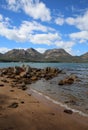 The Hazards in Freycinet National Park. Tasmania Royalty Free Stock Photo