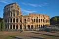 View on the Collosseum from the Forum Romanum