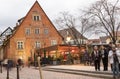 View of Colmar in Christmas time Royalty Free Stock Photo