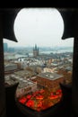 View of Cologne and the Christmas Market from Cologne Cathedral