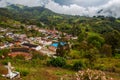 A View of a Colombian Town Royalty Free Stock Photo