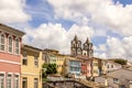 Colonial architecture view of Salvador city in Bahia Brazil