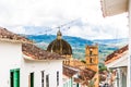 Colonial buidlings in the streets of Barichara - Colombia