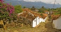 View of the colonial village of Guane