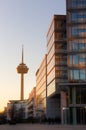 View of the Colonius Tower in Cologne, Germany