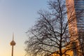 View of the Colonius Tower in Cologne, Germany