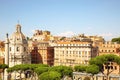 View of colonna Traiana and Basilica Ulpia in Forum of Trajan