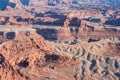 View of Colorado River and Canyonlands National Park from Grand View Point Overlook Utah USA Royalty Free Stock Photo