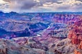View of the Colorado river in the Grand Canyon Royalty Free Stock Photo