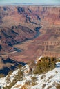 View of Colorado River at Grand Canyon Royalty Free Stock Photo
