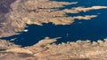 View of the Colorado River and Lake Mead Royalty Free Stock Photo