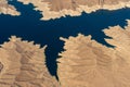 View of the Colorado River and Lake Mead Royalty Free Stock Photo