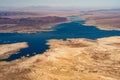 View of the Colorado River and Lake Mead Royalty Free Stock Photo