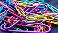 Paper clips stack Royalty Free Stock Photo