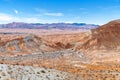 View of colorful badlands in Anza Borrego Desert State Park.California.USA Royalty Free Stock Photo