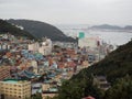 View of the colorful Gamcheon culture village in Busan