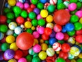 View of colorful plastic balls in children playground Royalty Free Stock Photo
