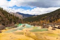 Huanlong national park in Sichuan Province, China Royalty Free Stock Photo