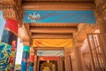 Colorful walkway in Santa Fe New Mexico.