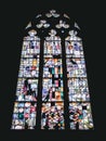 Colorful Window of Saint Peter and Saint Paul Royalty Free Stock Photo