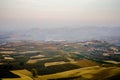 View of the Langhe hills from Verduno