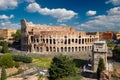 View of the Colosseum in Rome Royalty Free Stock Photo