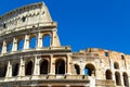 View of Colosseum in Rome at daytime Royalty Free Stock Photo