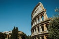 View of Colosseum in Rome at daytime Royalty Free Stock Photo