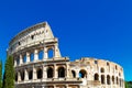 View of Colosseum in Rome at daytime Royalty Free Stock Photo