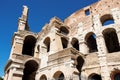 View of Colosseum in Rome at daytime Royalty Free Stock Photo