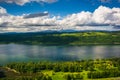 View of the Columbia River from the Vista House Royalty Free Stock Photo