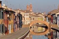 View of Comacchio, Ferrara, Emilia Romagna, Italy