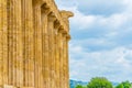 View of the Concordia temple in the Valley of temples near Agrigento in Sicily, Italy Royalty Free Stock Photo