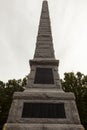 : View of Confederate Cemetery near former prisoner of war camp at Point Lookout, MD.