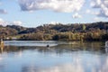 Confluence of the Danube, Inn and Ilz near Passau, Germany Royalty Free Stock Photo