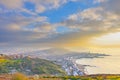 View from Constitution hill on Aberystwyth, Wales, Scotland