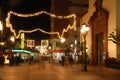 Constitution Square at Christmas, Fuengirola, Spain. Royalty Free Stock Photo