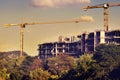 View of a construction site Royalty Free Stock Photo