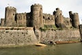 A view of Conwy Castle Royalty Free Stock Photo