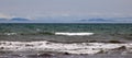 View Cook Strait to South Island from North Island