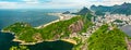 View of Copacabana and Botafogo in Rio de Janeiro, Brazil