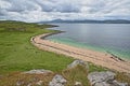 View of Coral Beach, a short walk from Claigan on the shore of Loch Dunvegan, Isle of Skye, Highlands, Scotland, UK
