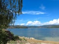 View of the Corbara Lake