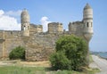 View of the corner Bastion of the fortress Yeni-Kale. Crimea