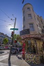 Cafe on Columbus Avenue, North Beach, San Francisco