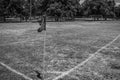 A View Of A Corner Kick Royalty Free Stock Photo