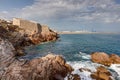 The cornice by the sea at Sete - Herault - Occitania France